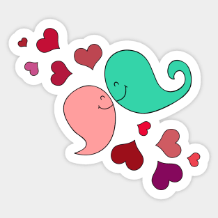 Ghost love, extraornidary feelings print, inlove Sticker